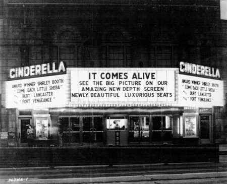 Cinderella Theatre - Old Photo From Detroit Yes Burton Collection (newer photo)